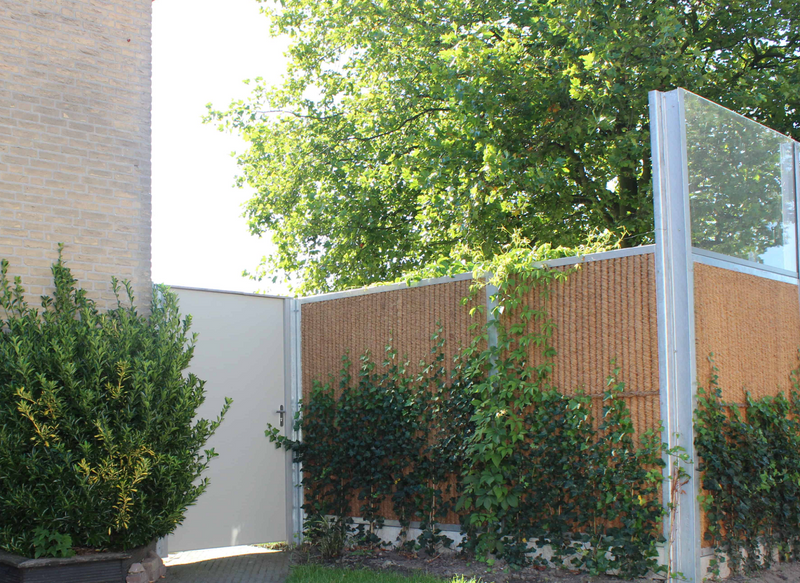 Deur aluminium wit