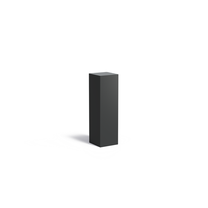 Aluminium sokkel | 30 x 30 x 100 cm