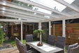 Aluminium veranda Legend Plus Edition met glas - ral 9016 wit 