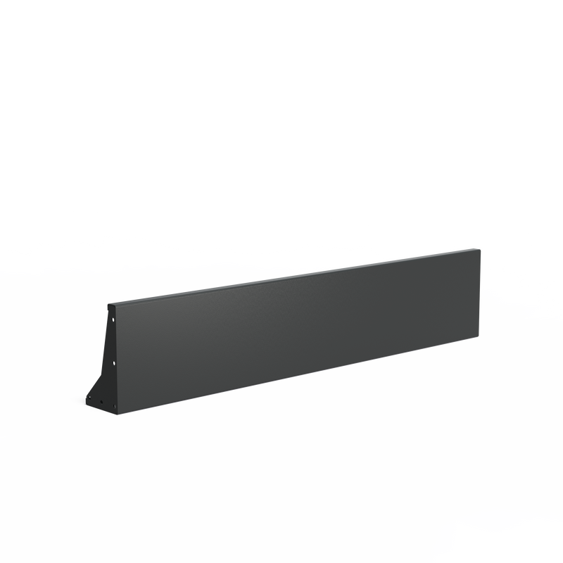 Stahl-Stützwand pulverbeschichtet – Gerade | 200 × 20 × 40 cm