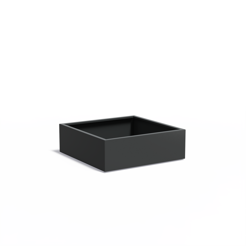 CARREZ aluminium plantenbak 120x120x40 cm met bodem