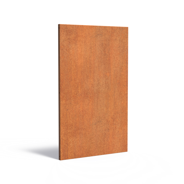 Cortenstahl Sichtschutzpaneel BASIC (CPB2) | 110 x 5 x 180 cm 