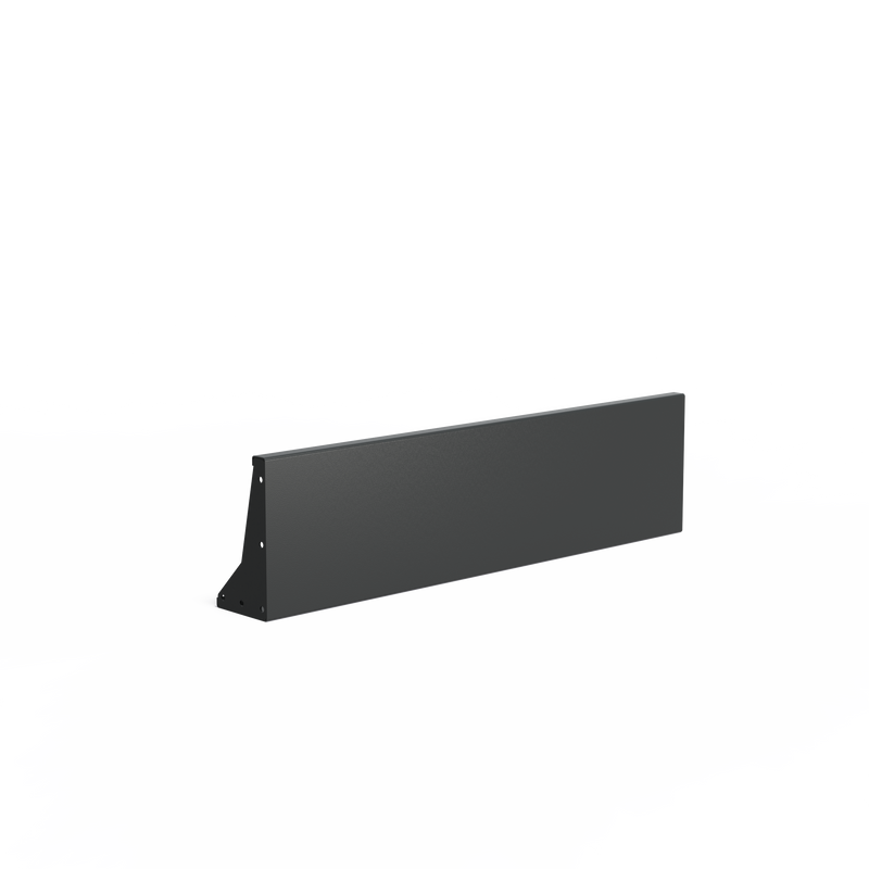 Gecoat stalen keerwand 150 x 20 x 40 cm – recht, smalle bovenrand