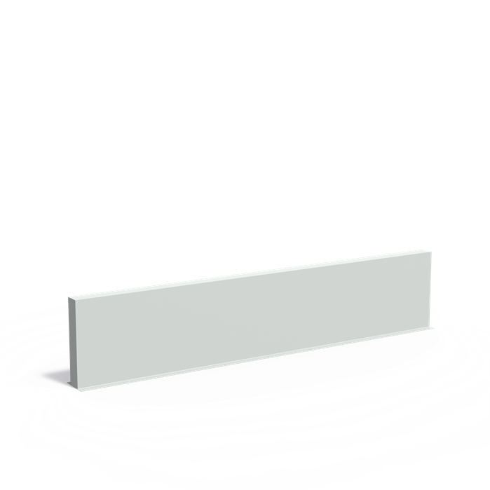 Polyester Gartenmauer | 400 x 15 x 80 cm