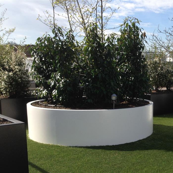 Aluminium Pflanzkübel CIRCUM ohne Boden | ø 150 x 60 cm