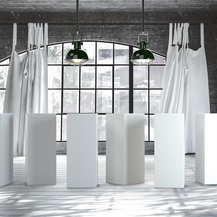 Aluminium sokkel | 120 x 120 x 40 cm