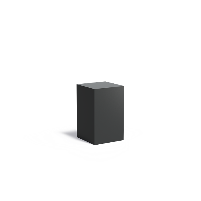 Aluminium sokkel | 50 x 50 x 80 cm
