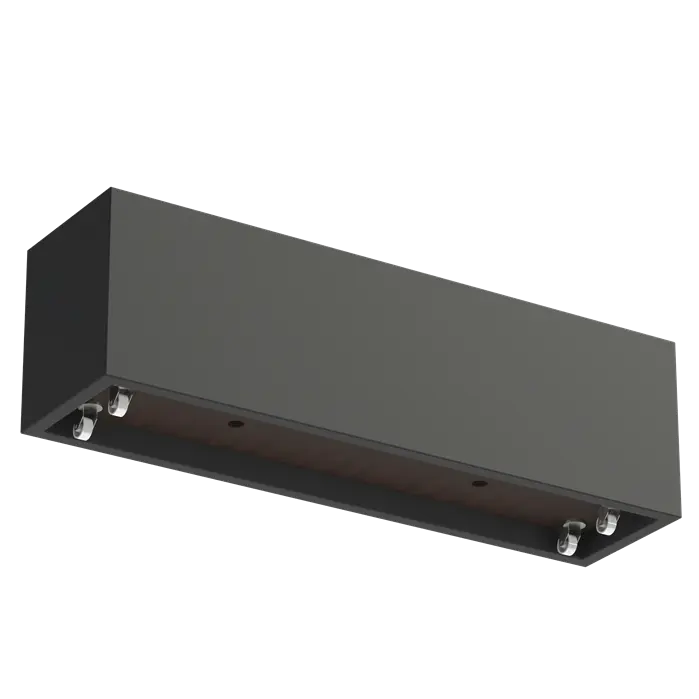 Polyester plantenbak met wielen PBWL22