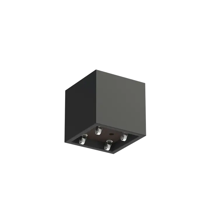 Polyester plantenbak met wielen PBWL8