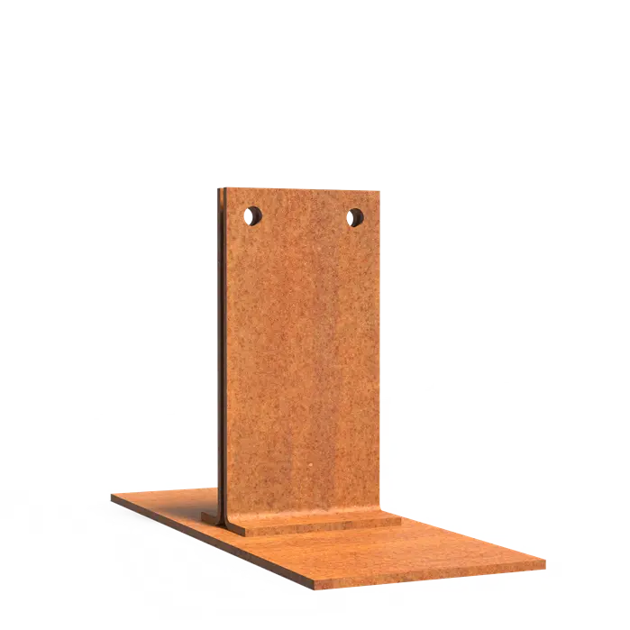 Cortenstaal dakvoet