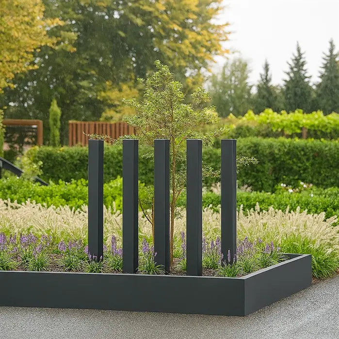 Sfeer 2 - gecoat stalen tuinpalen