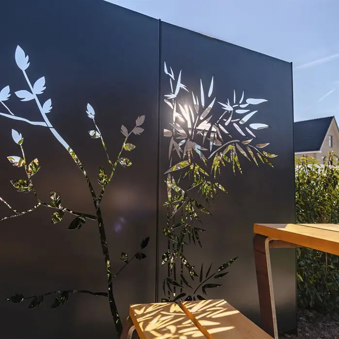 Sichtschutzpaneel NATURE VPN1 beschichteter Stahl 110 x 5 x 180 cm\
