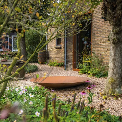 cortenstaal waterschaal tuin