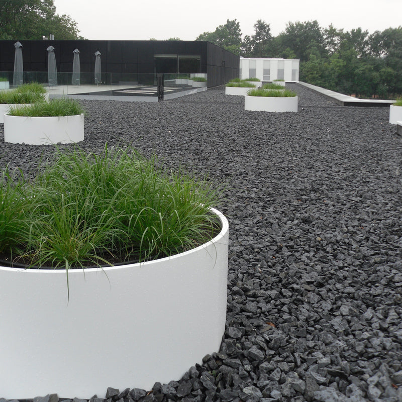 CIRCUM ronde aluminium plantenbak 80x80 cm zonder bodem
