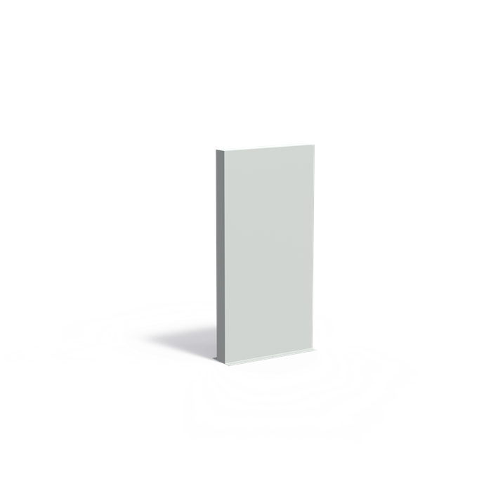 Polyester Gartenmauer | 100 x 15 x 200 cm