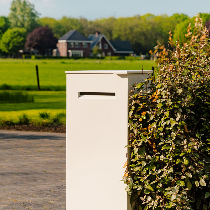 Aluminium pakketbrievenbus CASE 51 x 45 x 120 cm