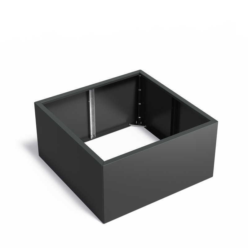CARREZ Connect Pflanzkübel ohne Boden – pulverbeschichtet | 120 x 120 x 60 cm