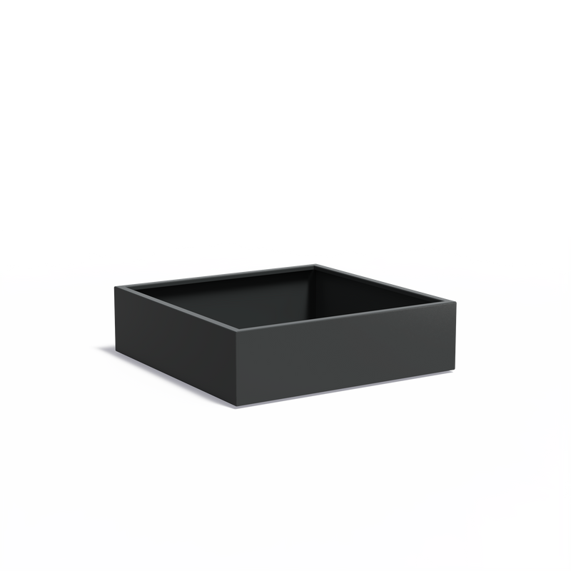 CARREZ aluminium plantenbak 140x140x60 cm met bodem