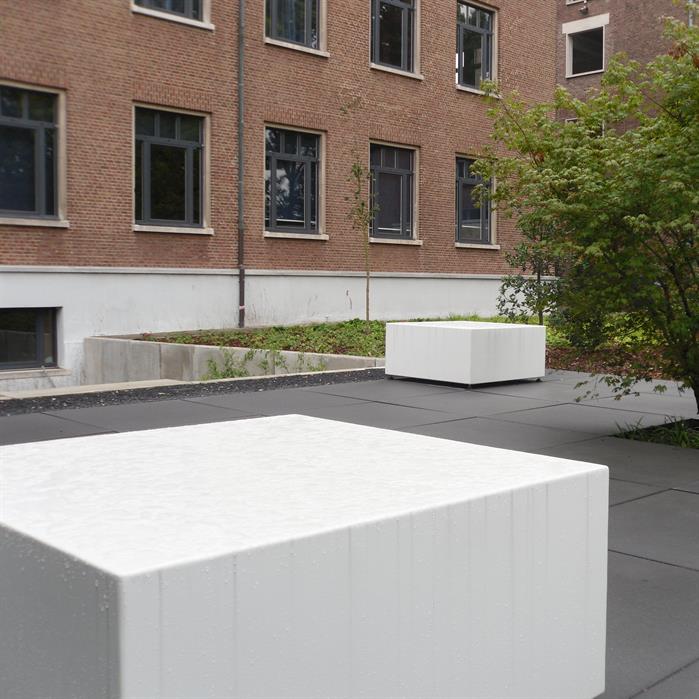 Aluminium sokkel | 50 x 50 x 120 cm