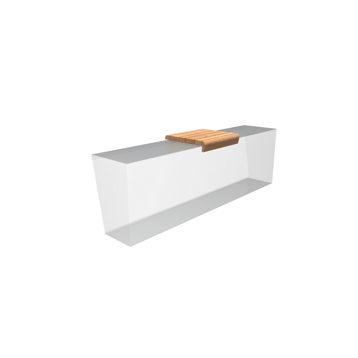 Hardhouten zitting Garapa RS.BL.500