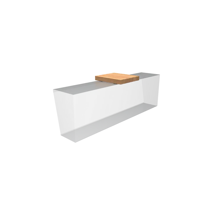 zitting Garapa hardhout recht RS.BS500