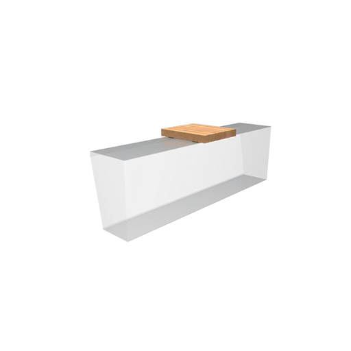 zitting Garapa hardhout recht RS.BS500