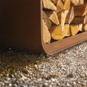 Houtsopslag Serra ronde hoek