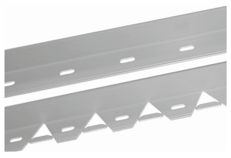 Dakrandprofiel - kunststof L-profiel flexibel 3/45 mm – lengte 200 cm