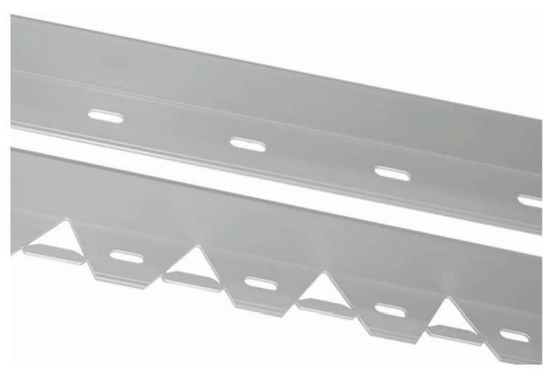 Dakrandprofiel - kunststof L-profiel flexibel 3/45 mm – lengte 200 cm