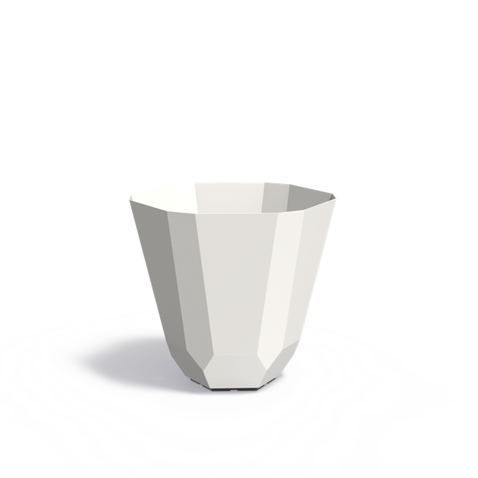 Aluminium Pflanzkübel FACET – Zwölfeckig, modern & wetterfest | 80 x 80 cm