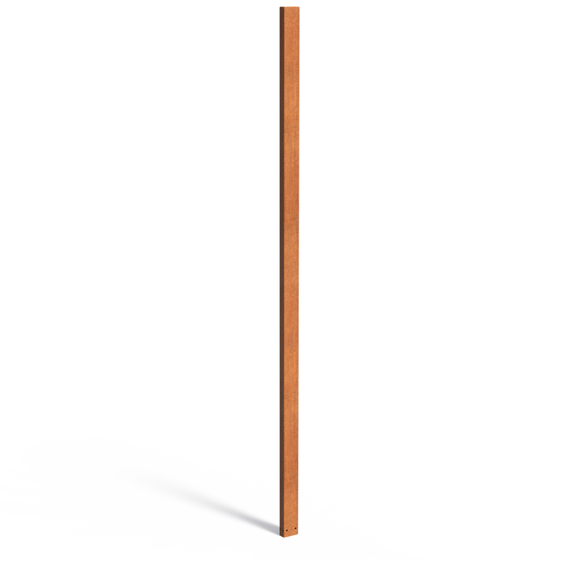 Tuinpaal 100 x 50 x 3000 mm (per stuk) - Cortenstaal