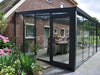Gardendreams tuinkamer met glasschuifwand - RAL 9005 zwart 