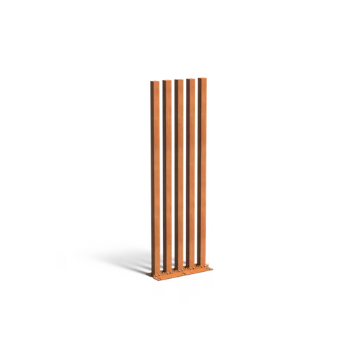 cortenstaal tuinpalen set 5 - 3000