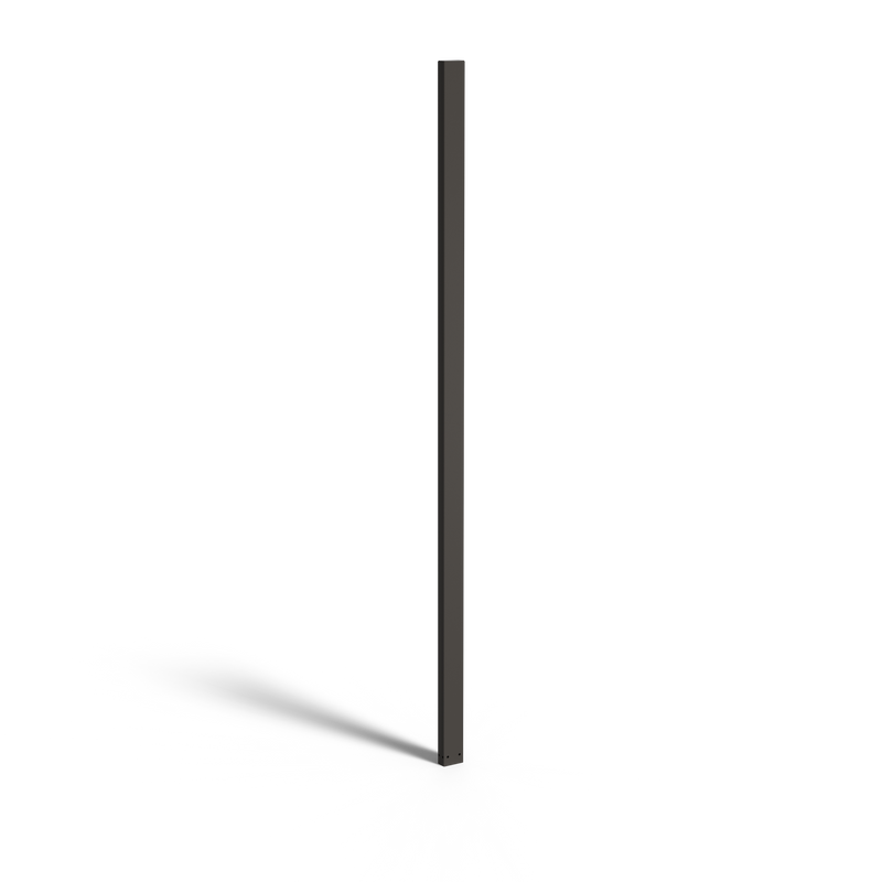 Gecoat stalen tuinpaal 300 cm, 10 x 10 cm, per stuk