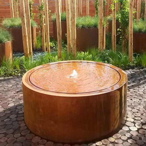 cortenstaal watertafel standaard