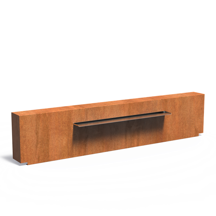 Adezz corten vijvermuur vast VCM1.1.1500