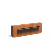 Adezz corten vijvermuur vast VCM1.3.1500