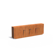 Adezz corten vijvermuur vast VCM1.3.3