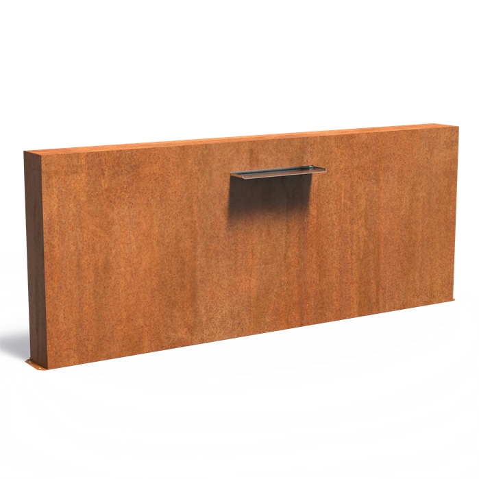 Cortenstaal vijvermuur VCM2.1.600