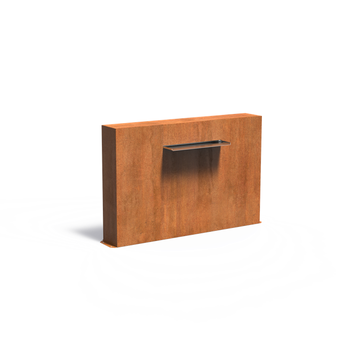 Cortenstaal vijvermuur VCM2.4.600