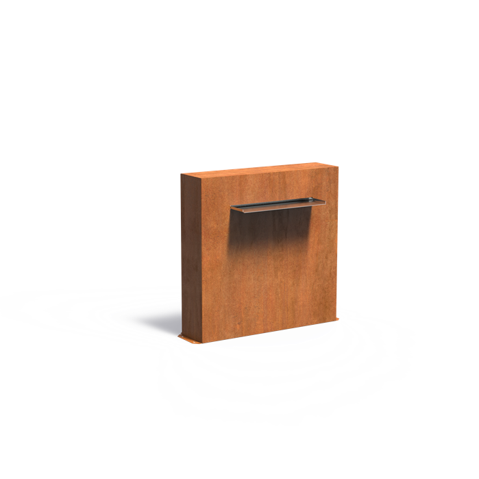 Cortenstaal vijvermuur VCM2.6.600