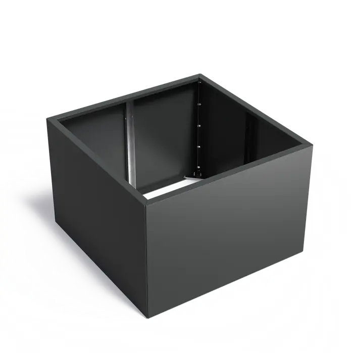 Plantenbak CARREZ Connect – gecoat staal 120 x 120 x 80