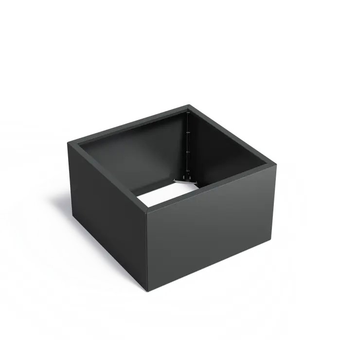 Plantenbak CARREZ Connect – gecoat staal 100 x 100 x 60