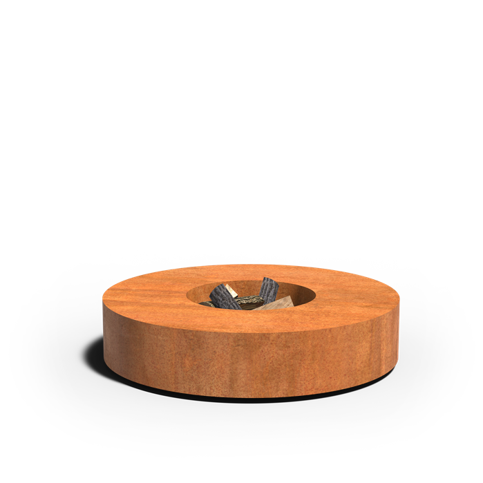 Forno cortenstaal vuurtafel Ronde VLS1