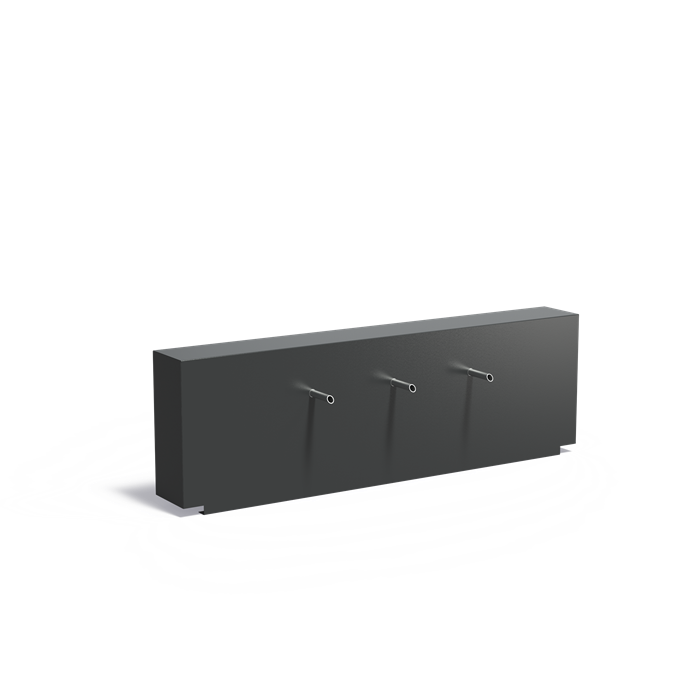 Adezz vaste aluminium vijverwand VM1.3.3