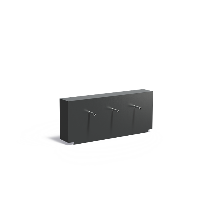 Adezz vaste aluminium vijverwand VM1.4.3