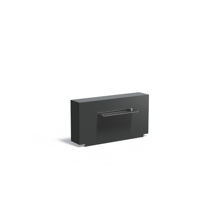 Adezz vaste aluminium vijverwand VM1.5.600