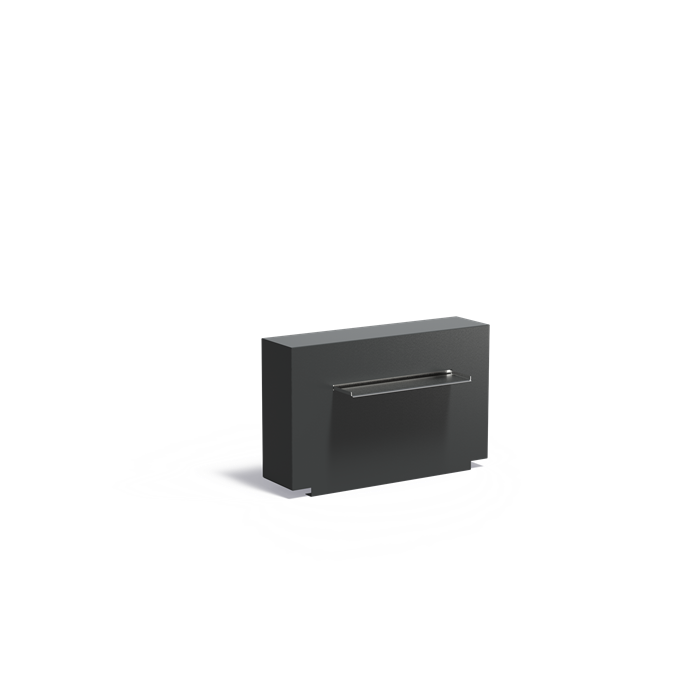 Adezz vaste aluminium vijverwand VM1.6.600