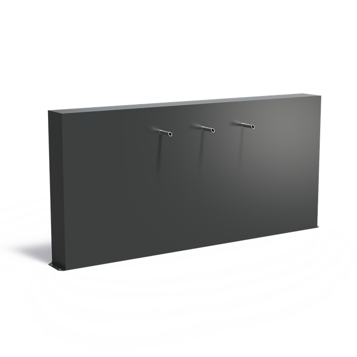 Vrijstaande vijvermuur VM2.2.3