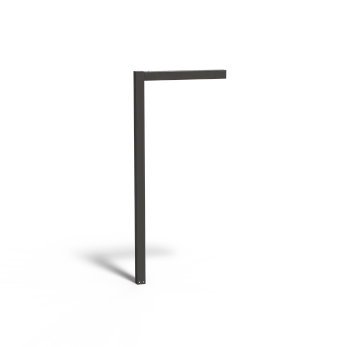 L-vorm pergola gecoat staal 1100 x 100 x 2500 mm